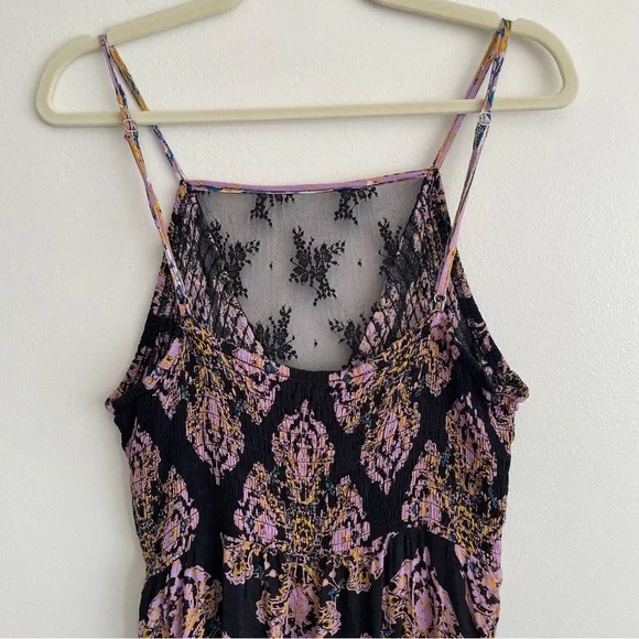 Free people That moment maxi slip dress lace festival boho fairy whimsigoth long - Picture 7 of 16